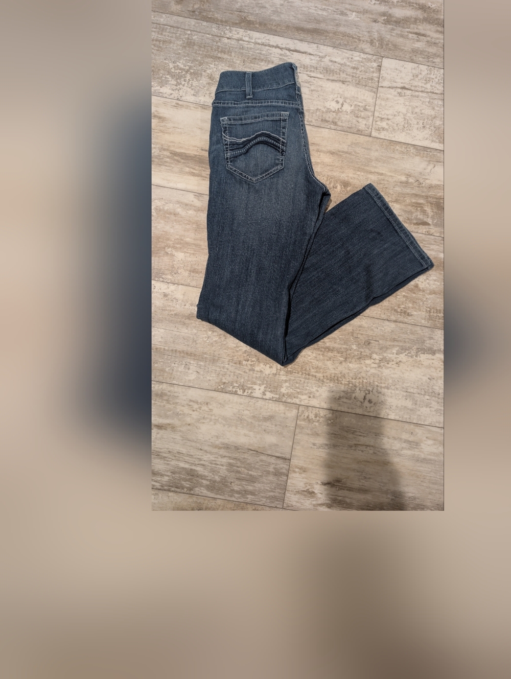 Ariat Dark Blue Bootcut Jeans for Women - Picture 3 of 8